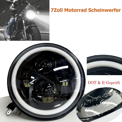 7zoll runde led motorrad - 7zoll,