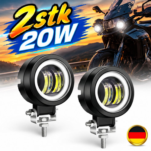 Motorrad led scheinwerfer - 2x,